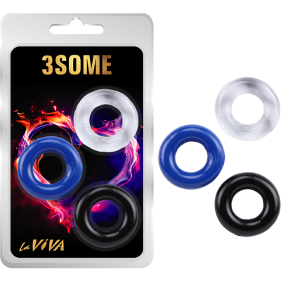 3Some Cock Ring Set - LaViva