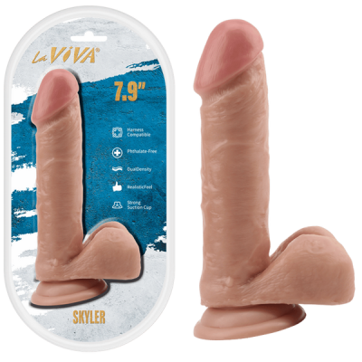 Skyler Dildo 7.9" (Light Skin Tone)