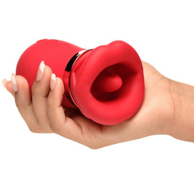 Kiss Me More Kissing, Sucking, & Vibrating Clitoral Stimulator