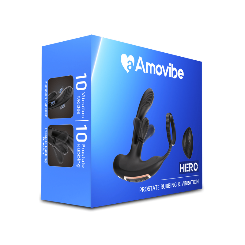 Hero - Prostate Rubbing & Vibration - Amovibe