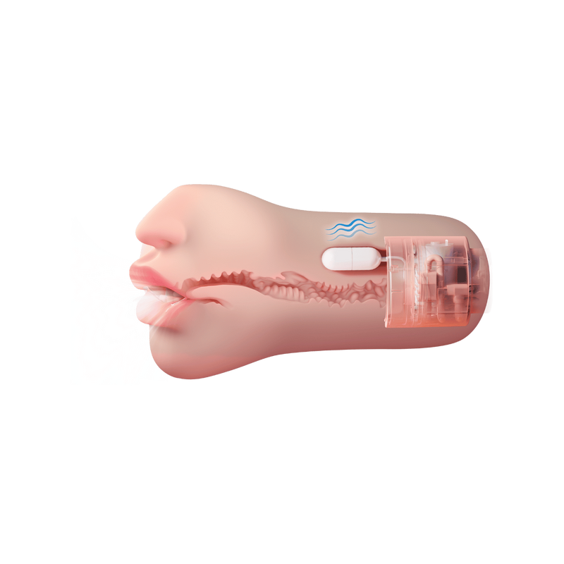 Suction Kiss - Sucking & Vibrating Mouth - Amovibe (Light Skin Tone)