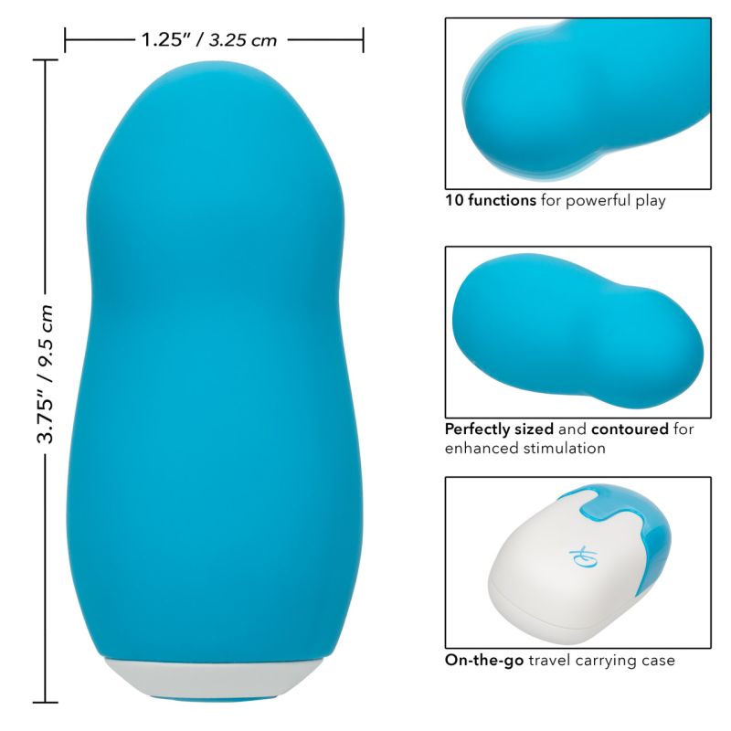 Sugar Dream Contoured Stimulator - Calexotics (Blue)