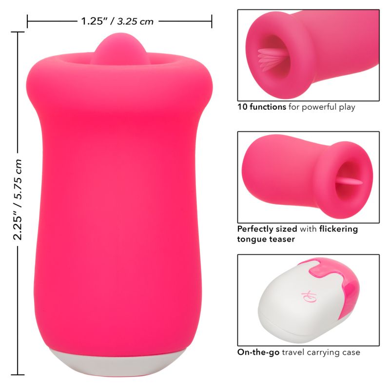 Sugar Craze Flickering Tongue Teaser - Calexotics (Pink)