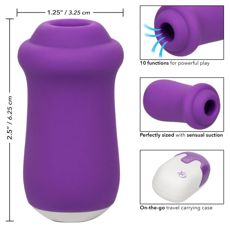 Sugar Rush Suction Stimulator - Calexotics (Purple)
