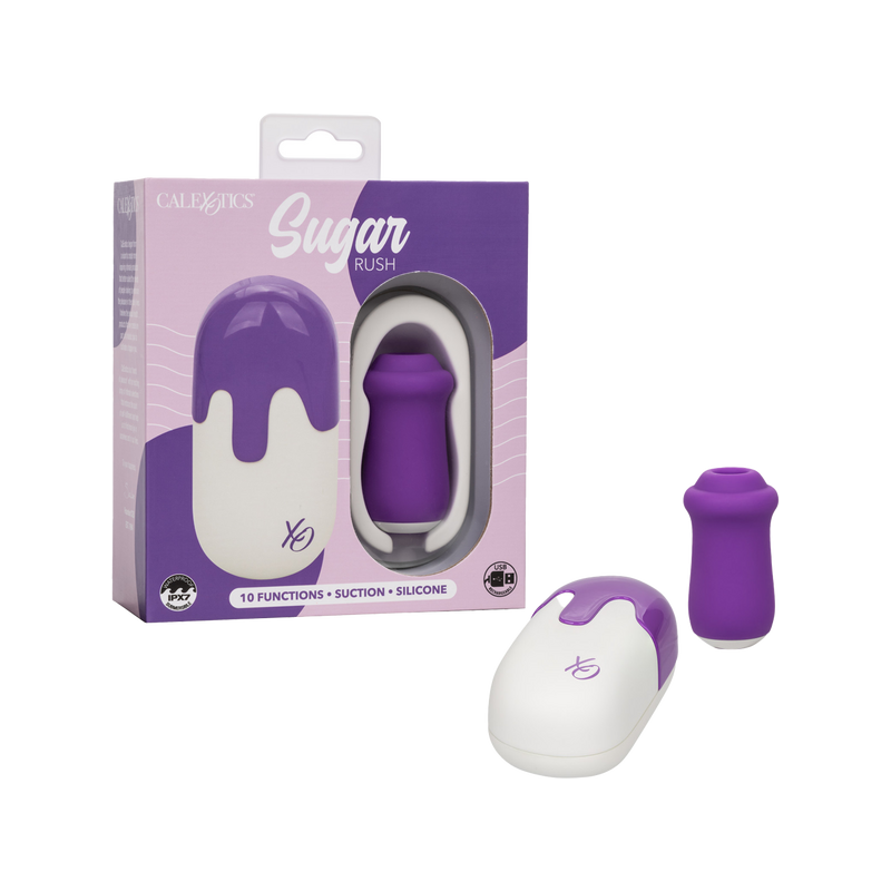 Sugar Rush Suction Stimulator - Calexotics (Purple)