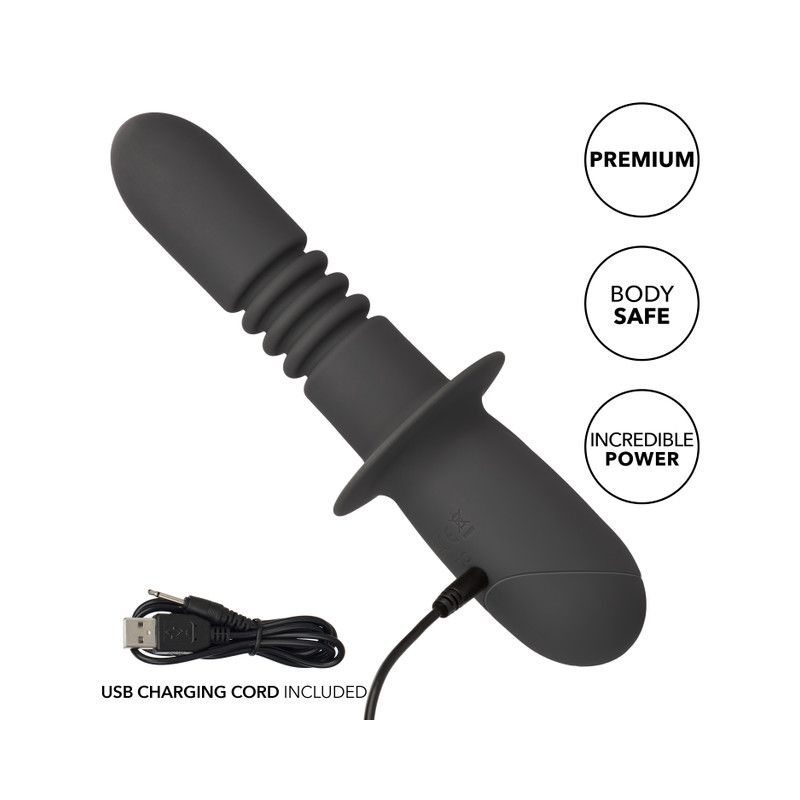 Ramrod® Thrusting Dual Motor Vibrator - Calexotics (Black)