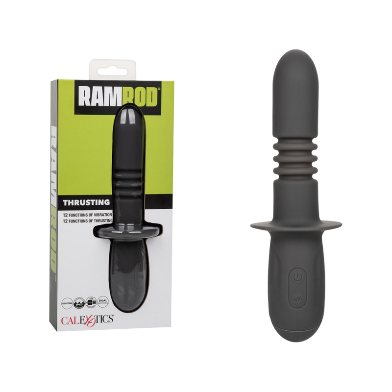 Ramrod® Thrusting Dual Motor Vibrator - Calexotics (Black)