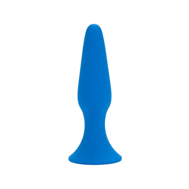 Calexotics Silicone Performance Kit - Anal Plug & Penis Rings (Blue)