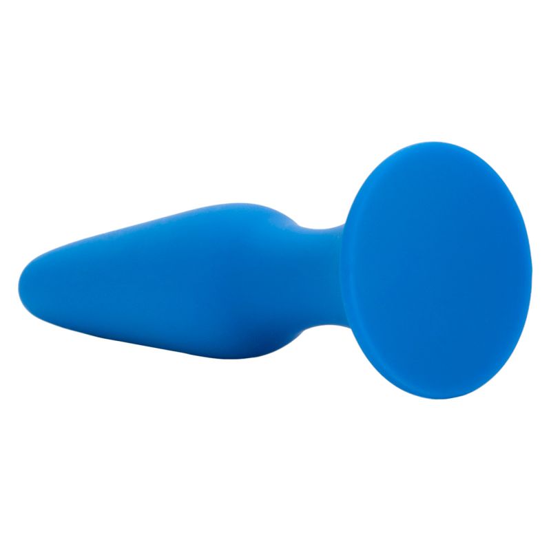 Calexotics Silicone Performance Kit - Anal Plug & Penis Rings (Blue)