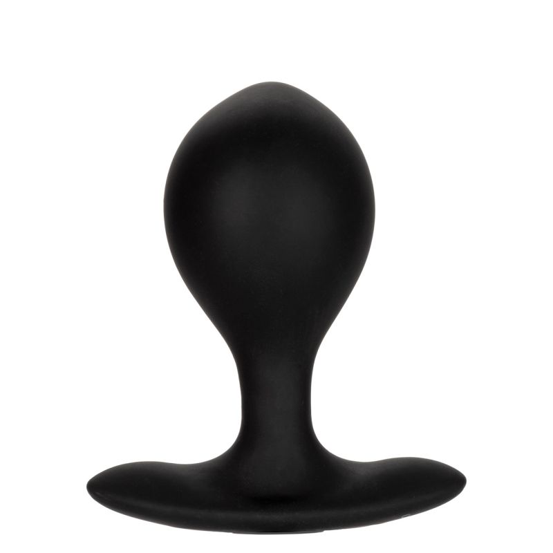 Weighted Silicone Inflatable Plug (Black)