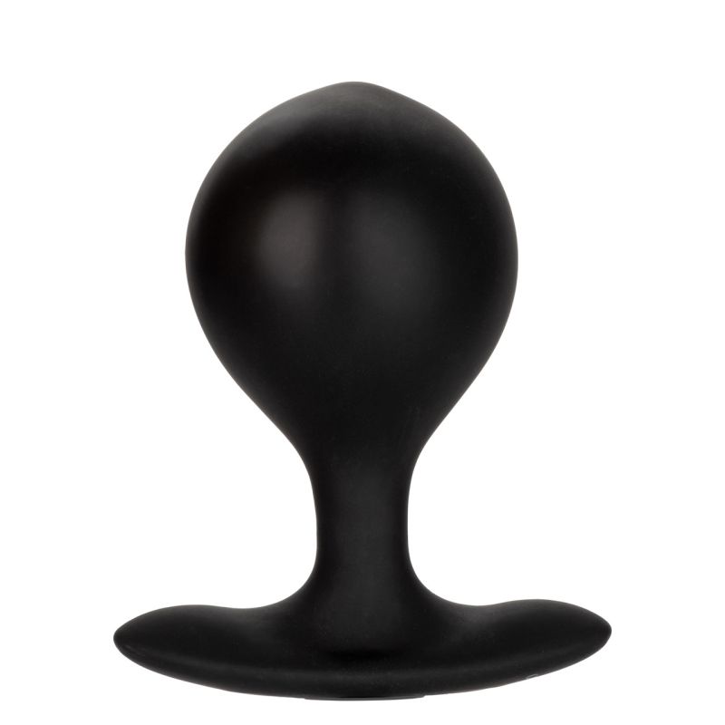 Weighted Silicone Inflatable Plug (Black)