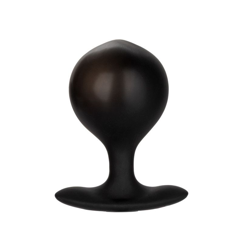 Weighted Silicone Inflatable Plug (Black)