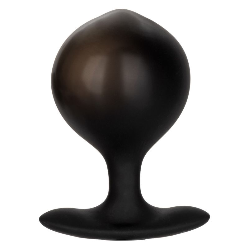 Weighted Silicone Inflatable Plug (Black)