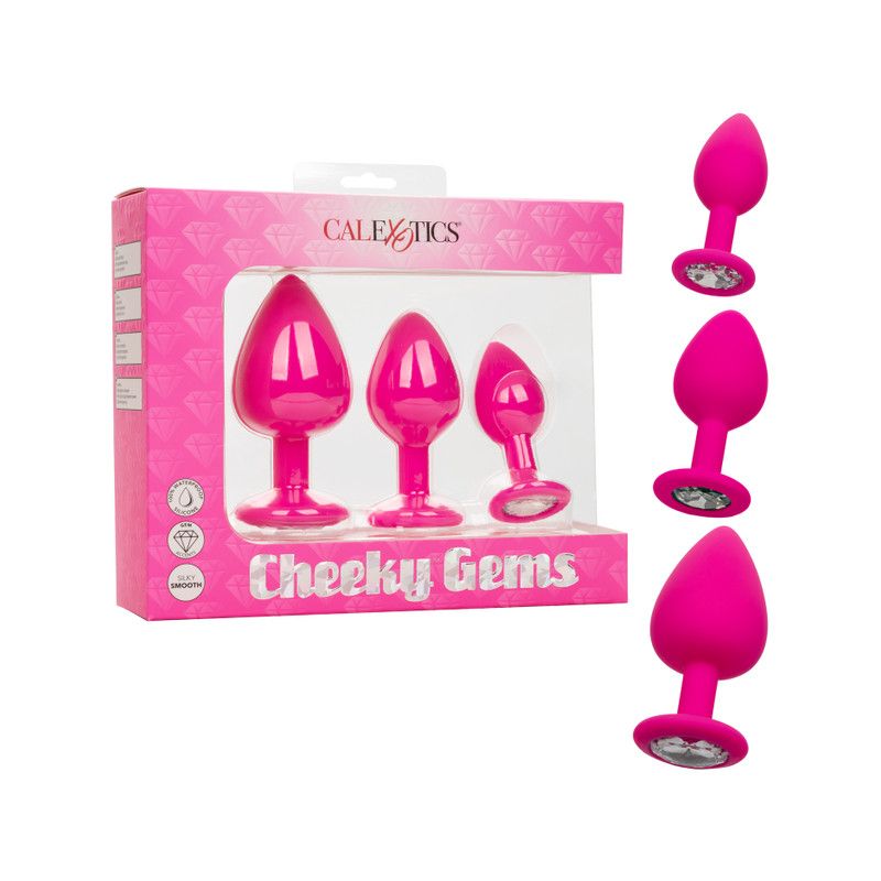 Cheeky Gems Anal Training Kit (Pink)