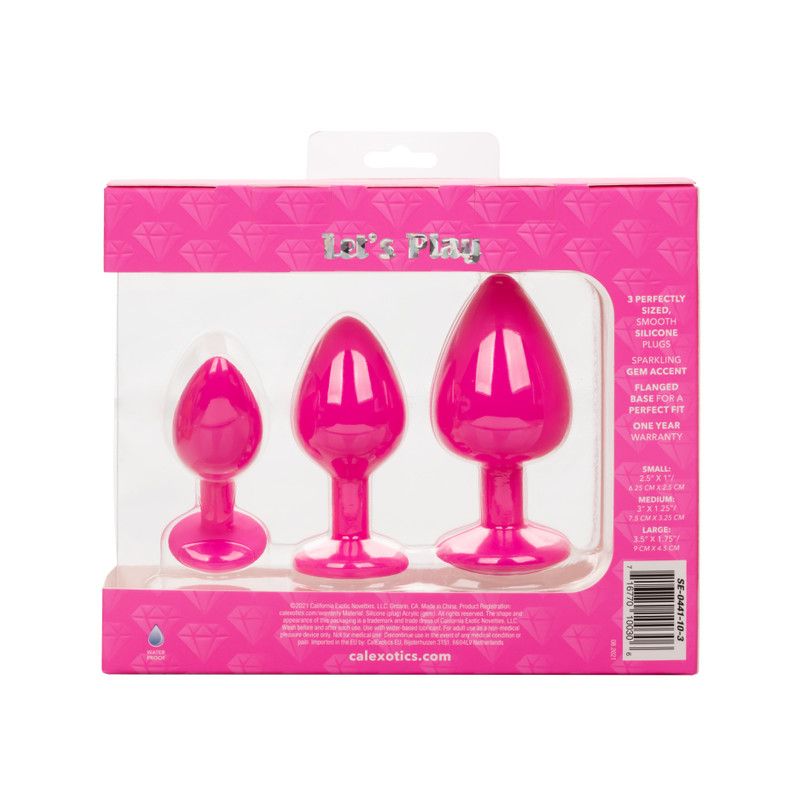 Cheeky Gems Anal Training Kit (Pink)