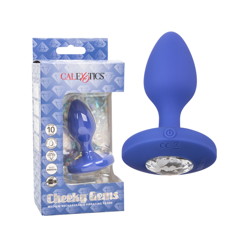 Cheeky Gems Medium Rechargeable Vibrating Anal Probe