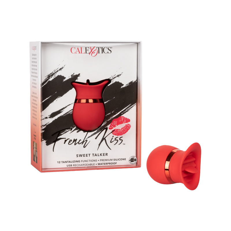 French Kiss Sweet Talker - Flickering Massager - Calexotics (Red)