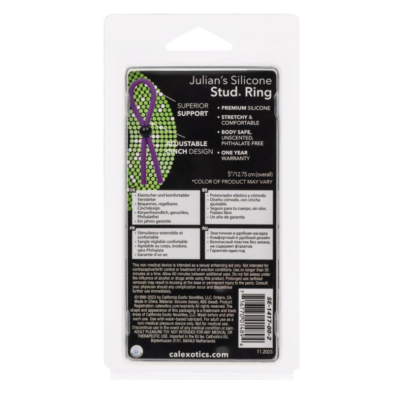 Julian's Silicone Stud Ring