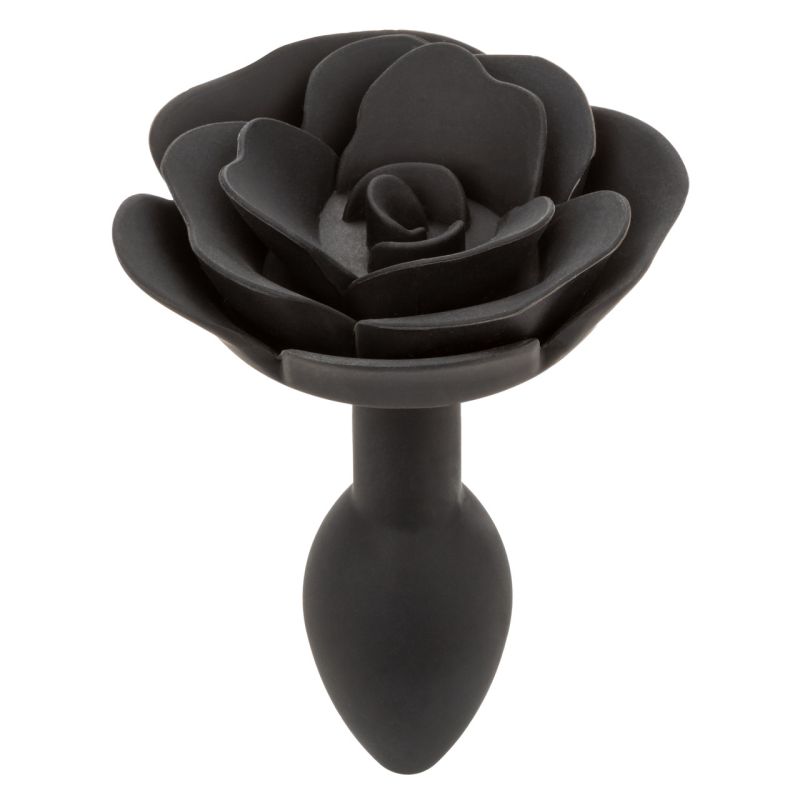 Forbidden Small Rose Anal Plug - Calexotics (Black)