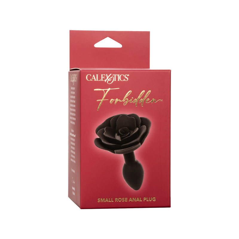 Forbidden Small Rose Anal Plug - Calexotics (Black)