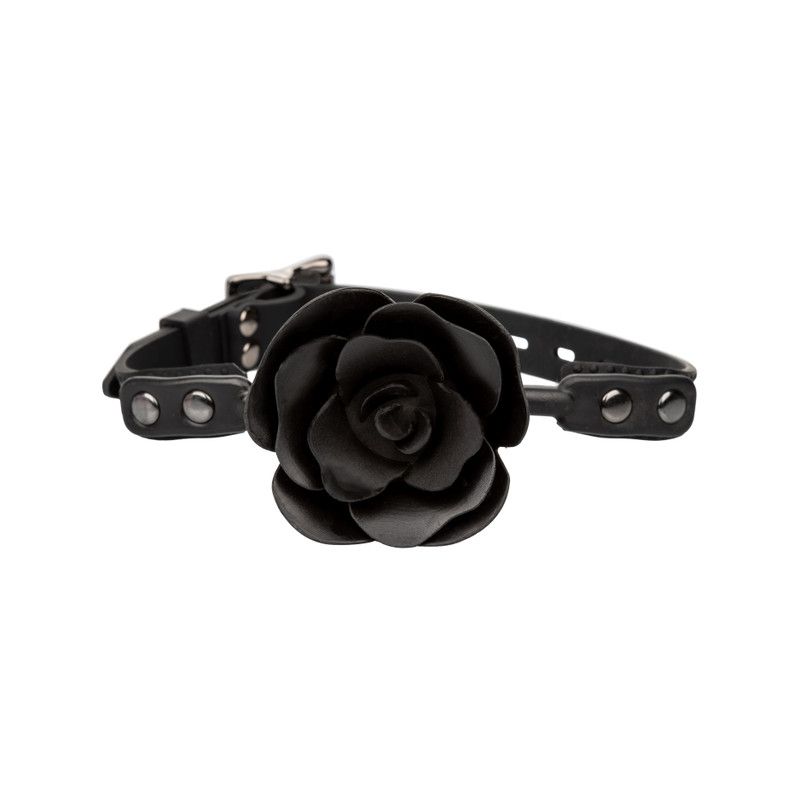 Forbidden Removable Rose Gag (Black)