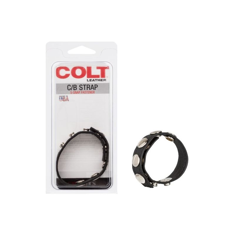Colt Cock & Ball Strap 5-Snap Fastener
