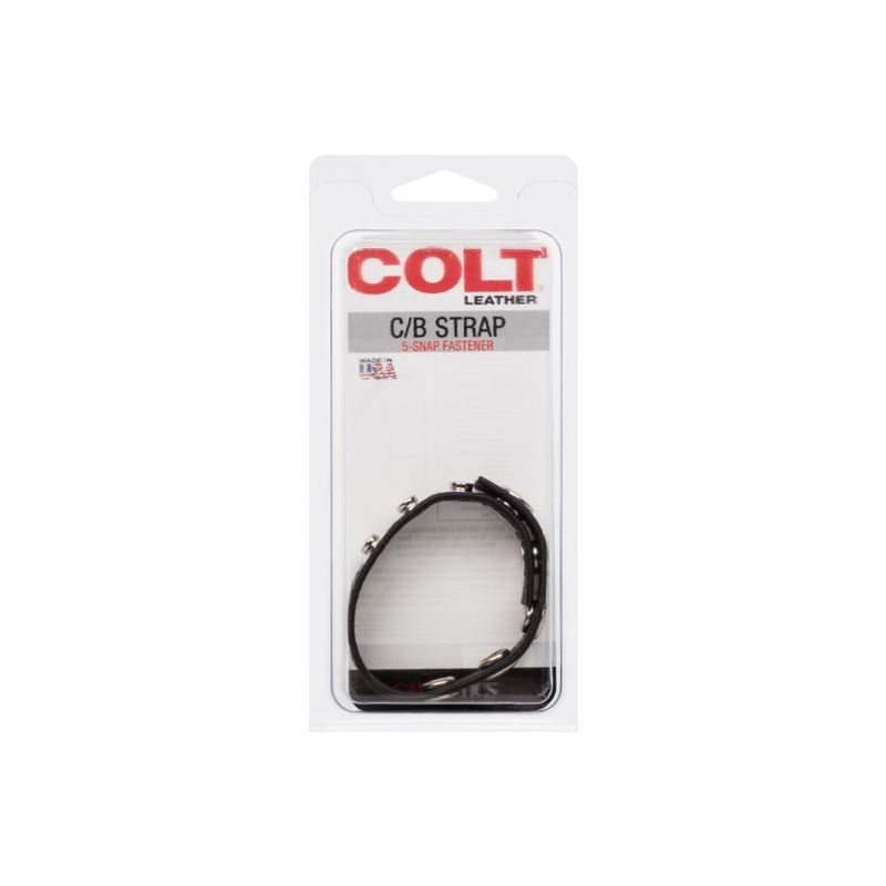 Colt Cock & Ball Strap 5-Snap Fastener