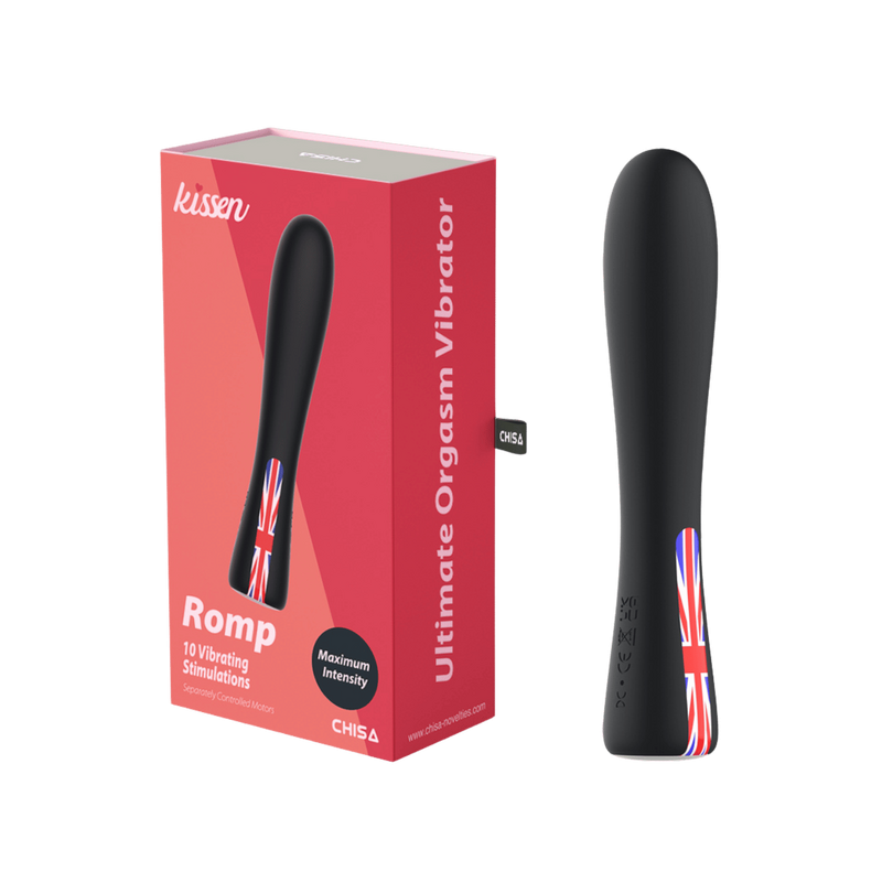 Romp Silicone Vibrator (Black)