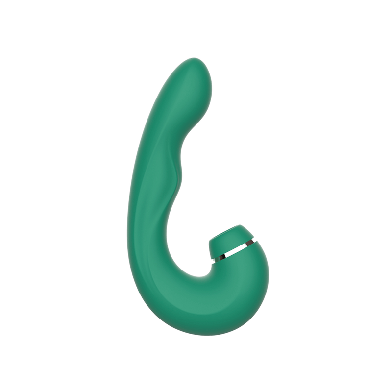 Siren 3in1 C-Shaped Vibrator (Teal)