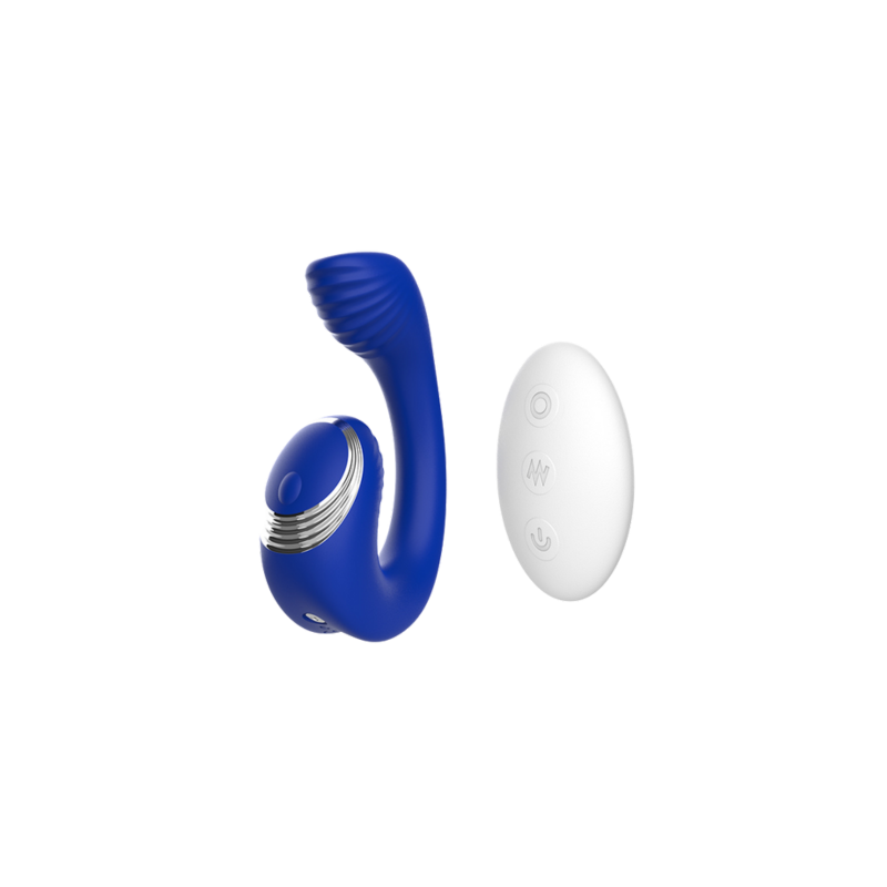 Meteor Vibrator with Remote Control (Blue)
