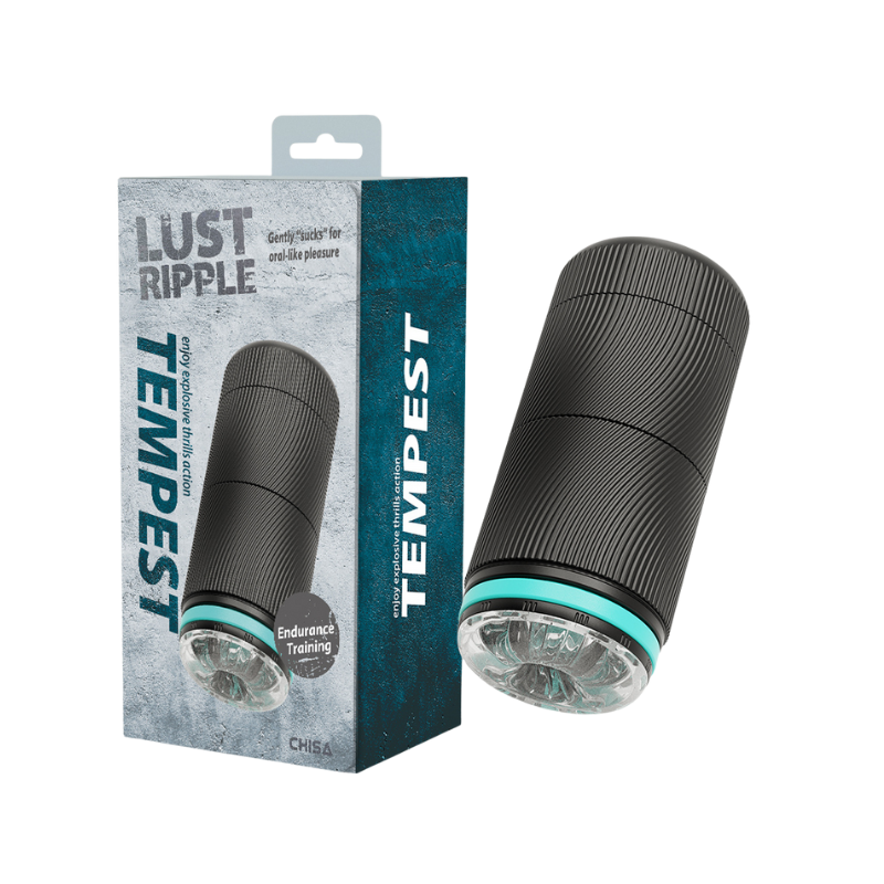 Temptest Sucking Masturbator - Lust Ripple (Black)