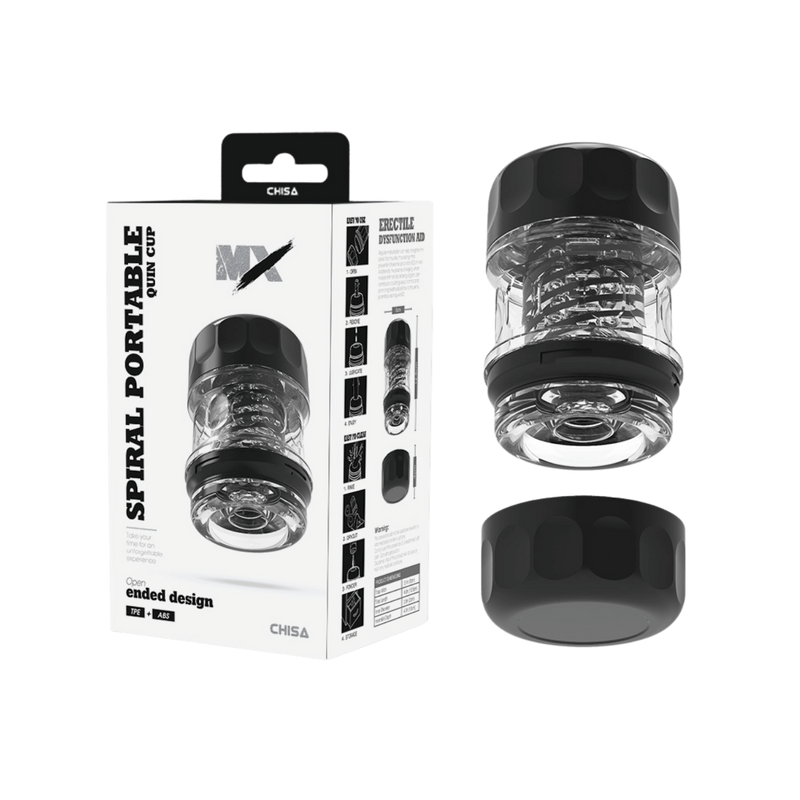 Spiral Portable Quin Cup - Male Masturbator - Chisa Novelties