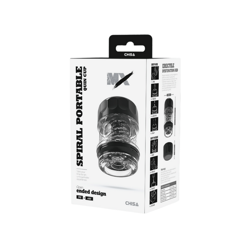 Spiral Portable Quin Cup - Male Masturbator - Chisa Novelties