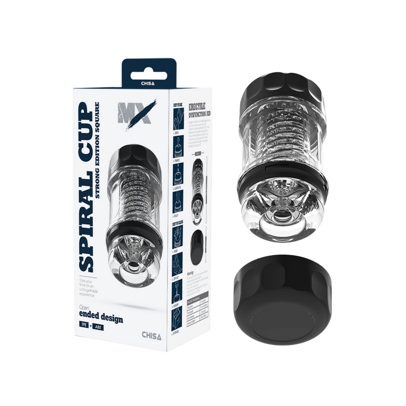 Spiral Cup Strong Edition Square - Male Masturbator - Chisa Novelties