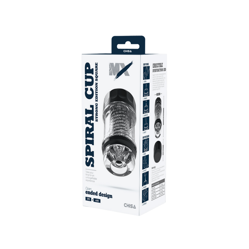 Spiral Cup Strong Edition Square - Male Masturbator - Chisa Novelties