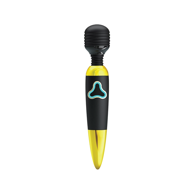 Jewel - Rechargeable Body Wand (Black & Gold)
