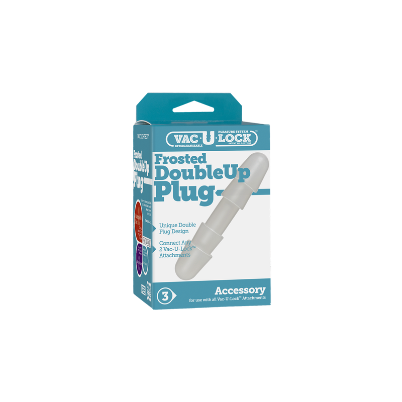 Double Up Plug - Vac-U-Lock Frosted
