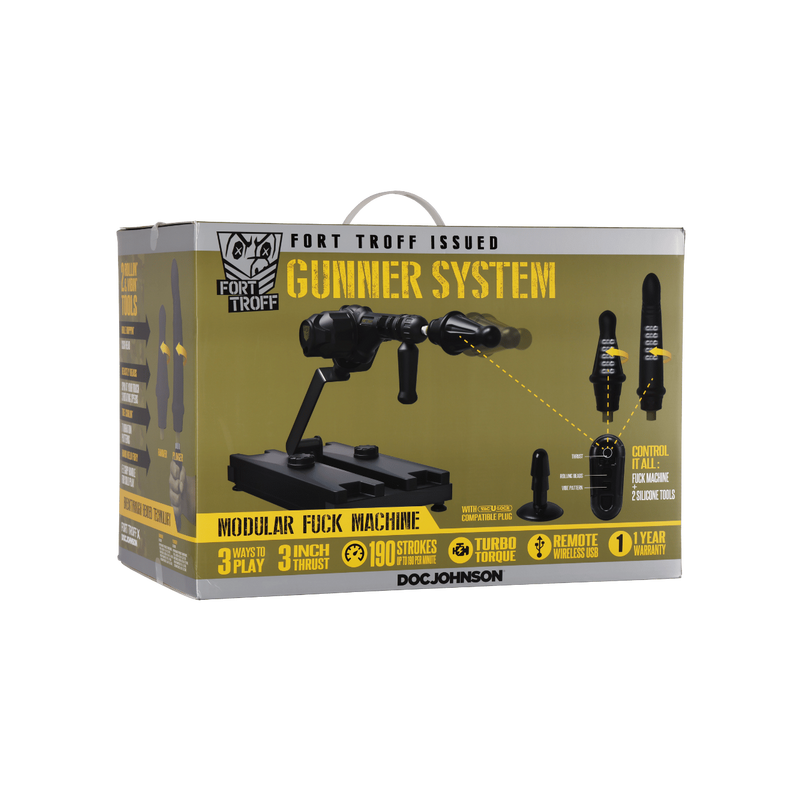 Fort Troff Gunner System 3-In-1 Modular Fuck Machine