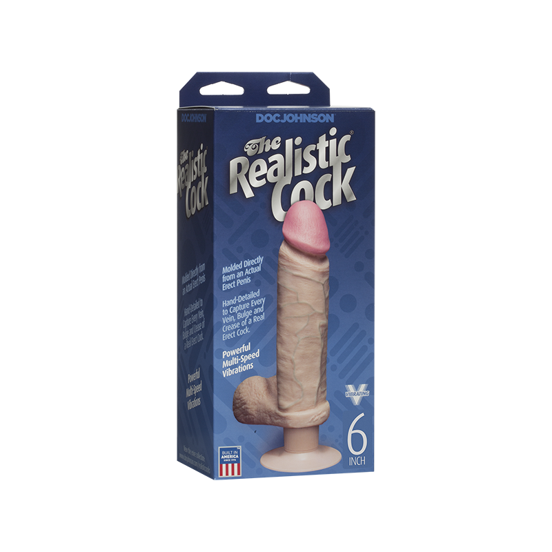 The Realistic Cock - Vibrating Cock with Balls - 6