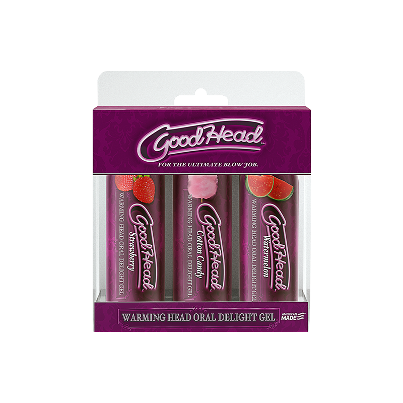 GoodHead Warming Head Oral Delight Gels - 3 Pack