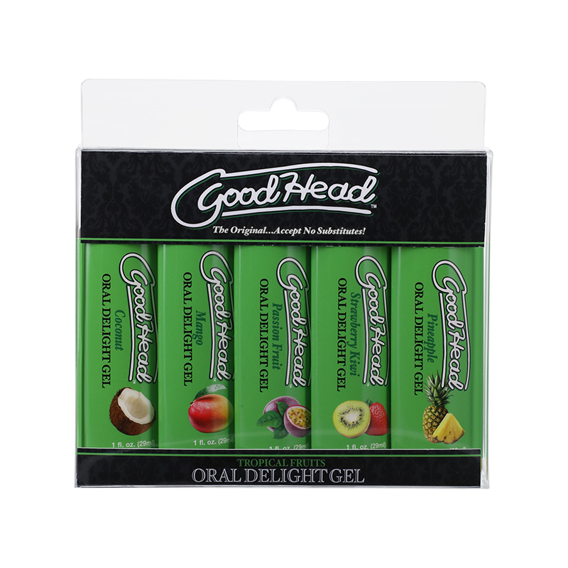 GoodHead - Oral Delight Gel Tropical Fruits - 5 Pack