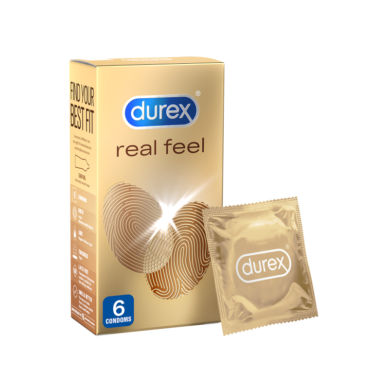 Durex Real Feel Non-latex 6's Condoms