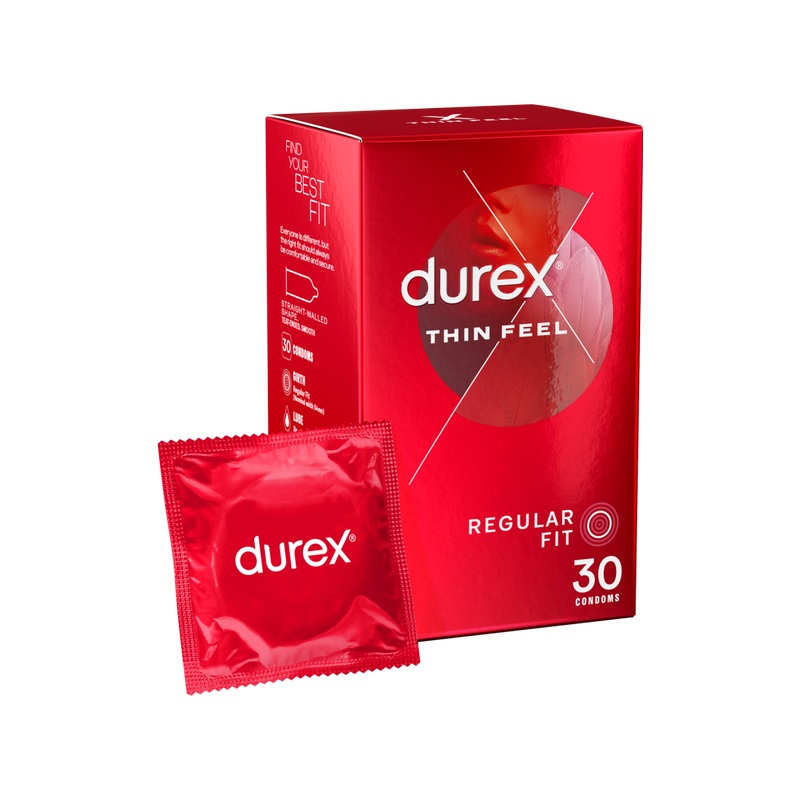 Durex Thin Feel Regular Fit 30's Condoms