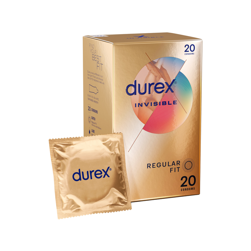 Durex Invisible - Regular Fit 20's Condoms