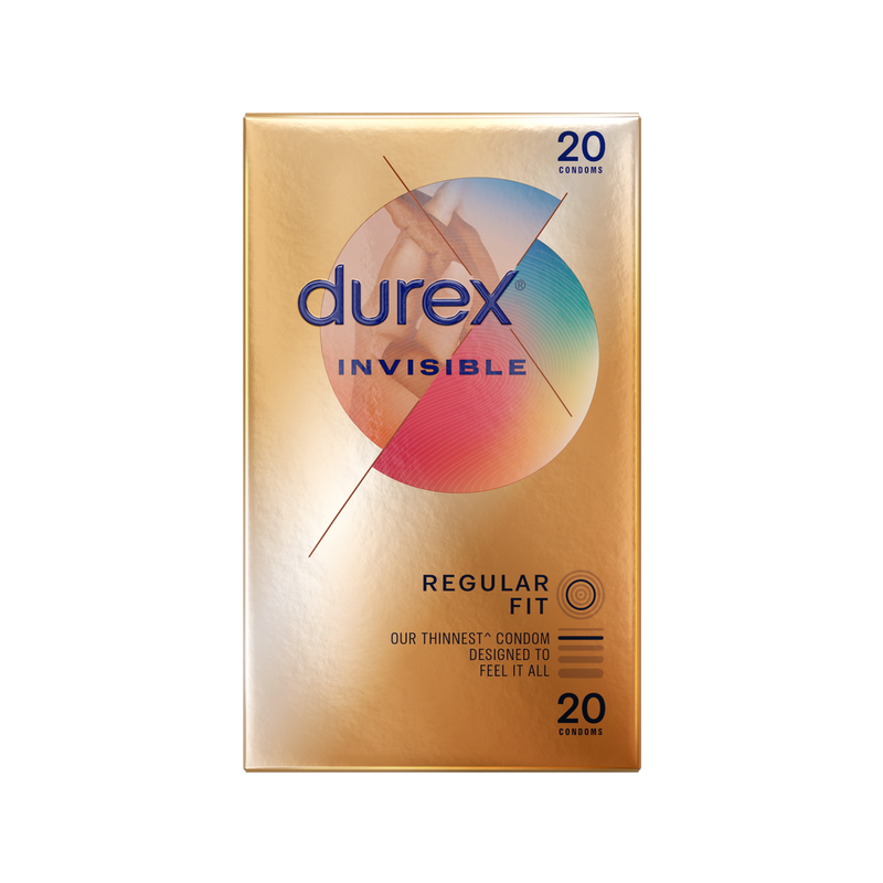 Durex Invisible - Regular Fit 20's Condoms