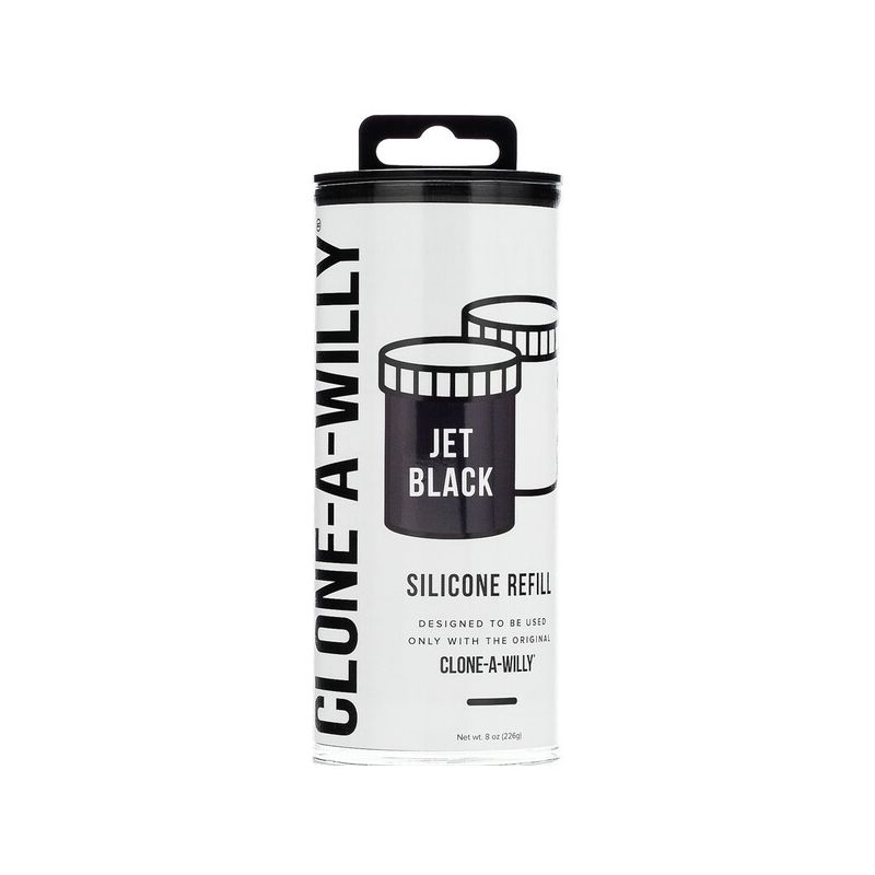 Clone-A-Willy Silicone Refill (Jet Black)
