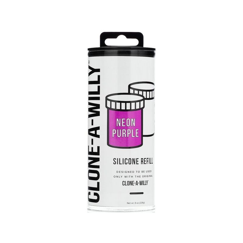 Clone-A-Willy Silicone Refill (Neon Purple)