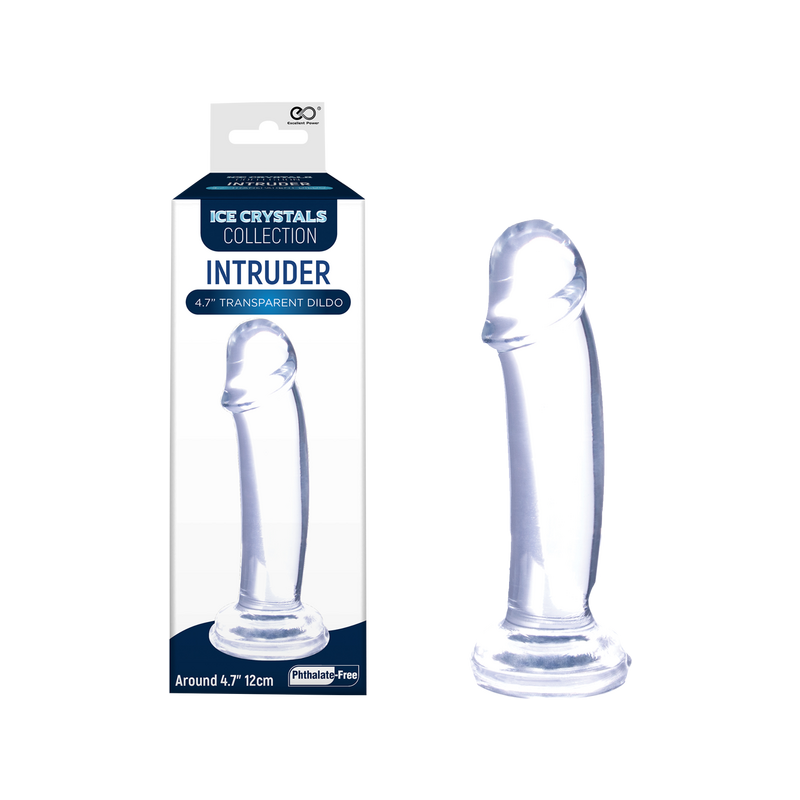 Intruder Transparent Dildo - 4.5