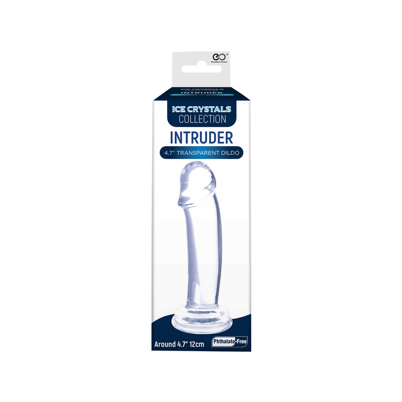 Intruder Transparent Dildo - 4.5
