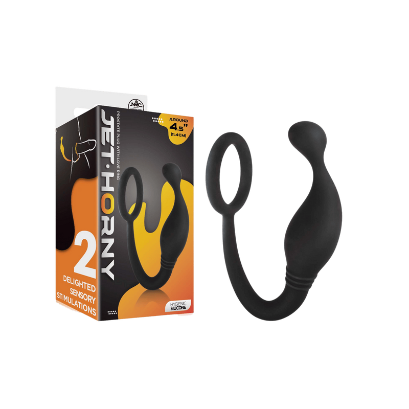 Prostate Plug with Love Ring - 4.5